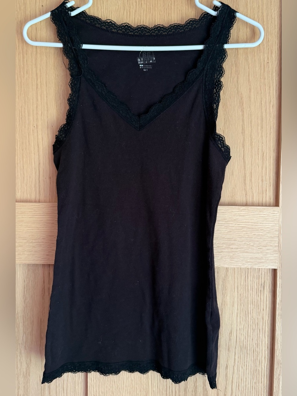 Lee Black Lace-Trim Camisole